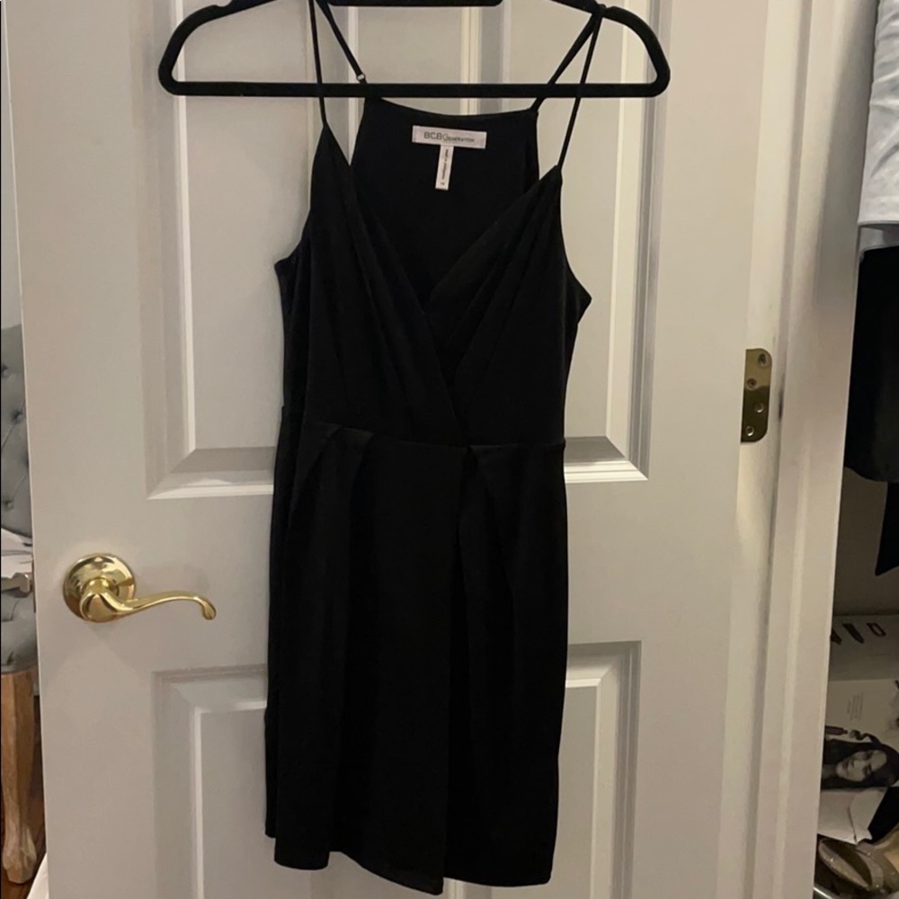 BCBG black mini dress, worn once!